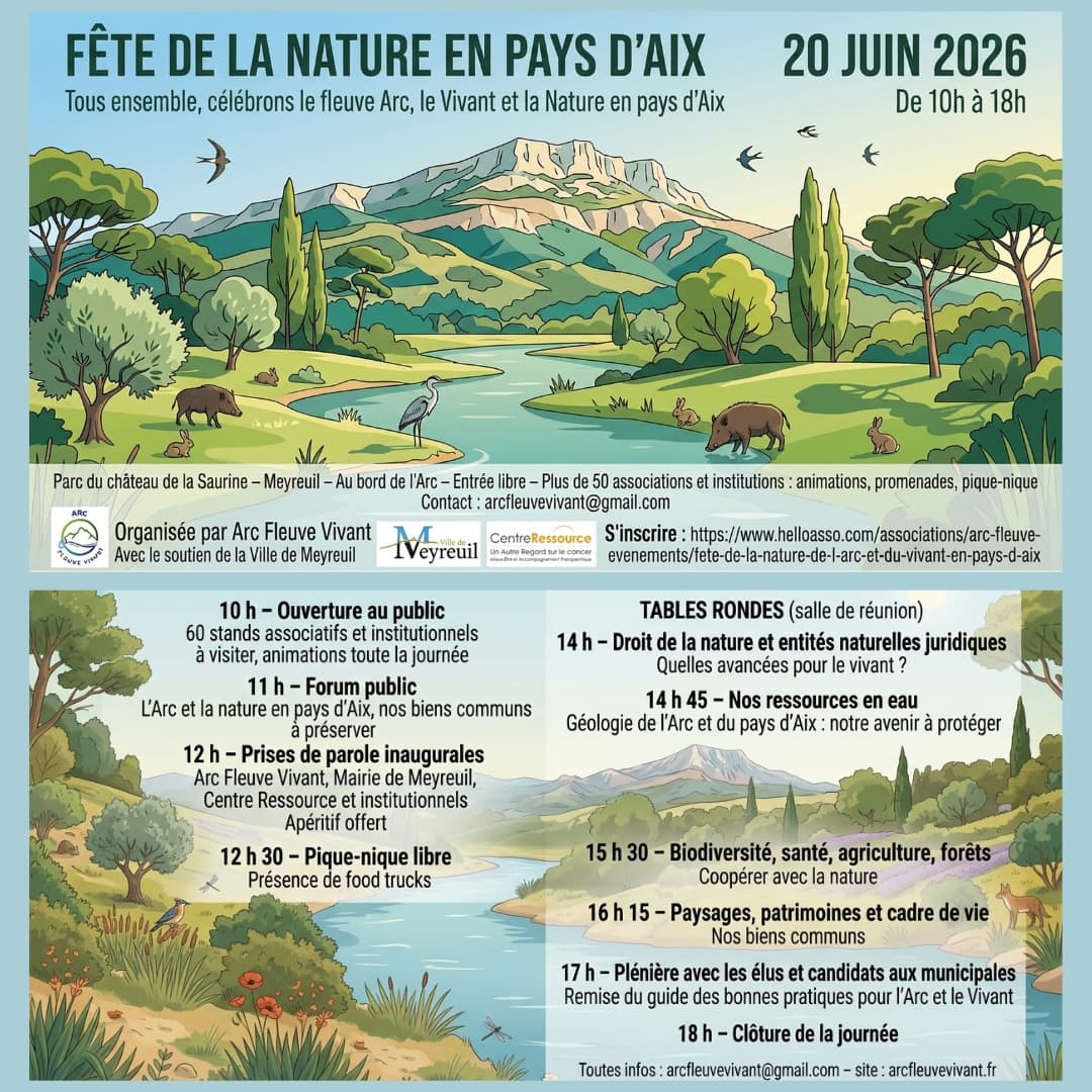 visuel fete arc fleuve vivant et programme 20 juin 2026
